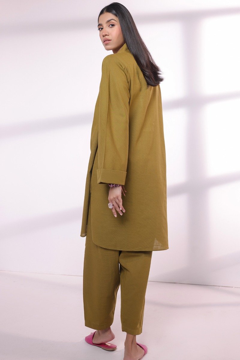 2 Pc Dyed Khaddar Outfit