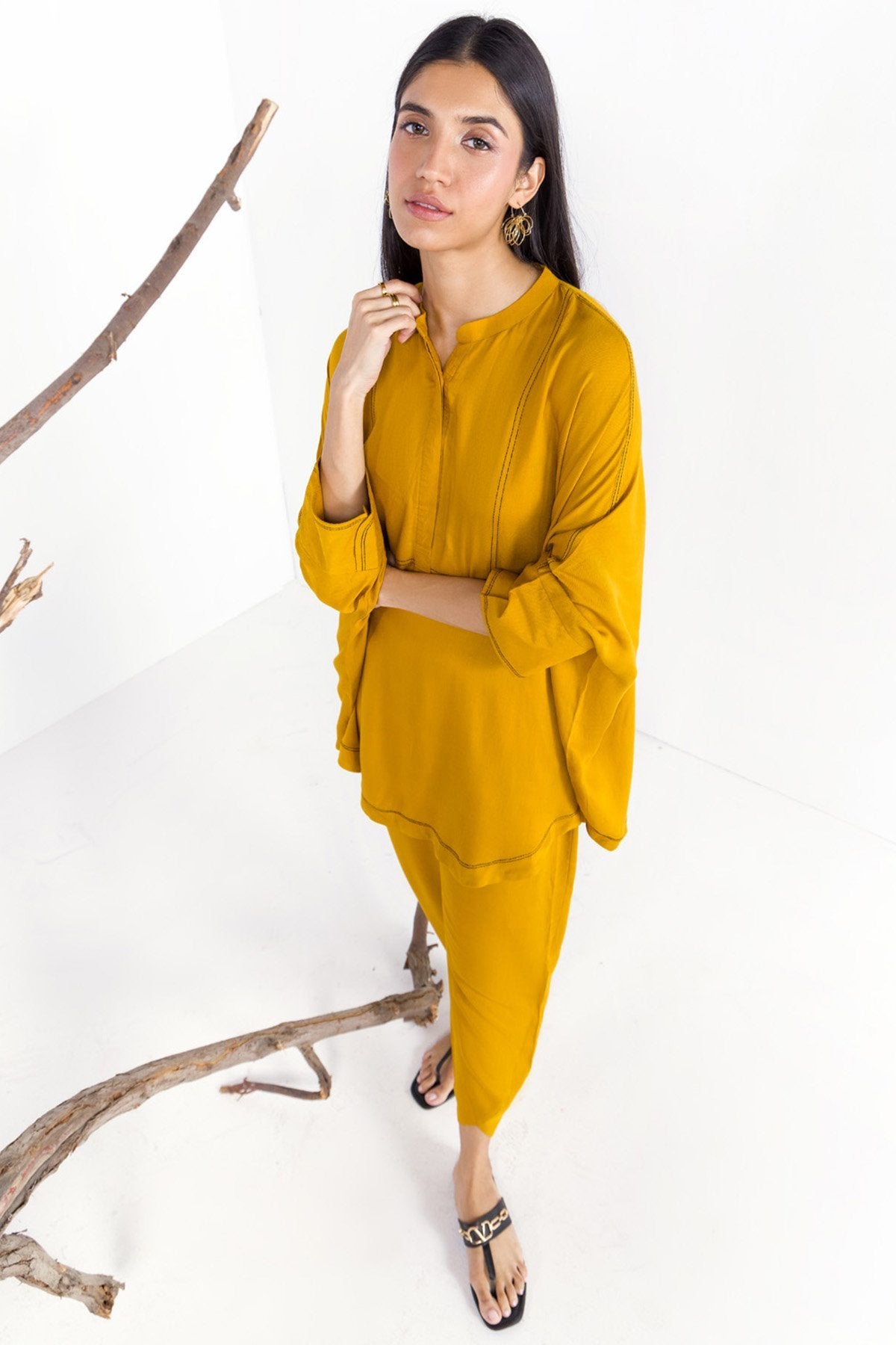 2 Pc Dyed Viscose Outfit