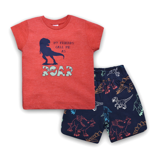 Cuddle & Cradle - T-shirt and Shorts Set (Roar)