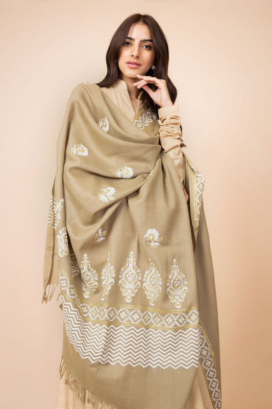 Printed Acrylic Shawl