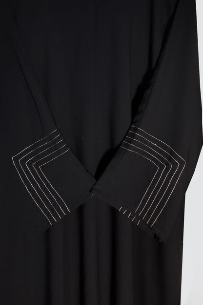 Bustangi - Silver Line Abaya