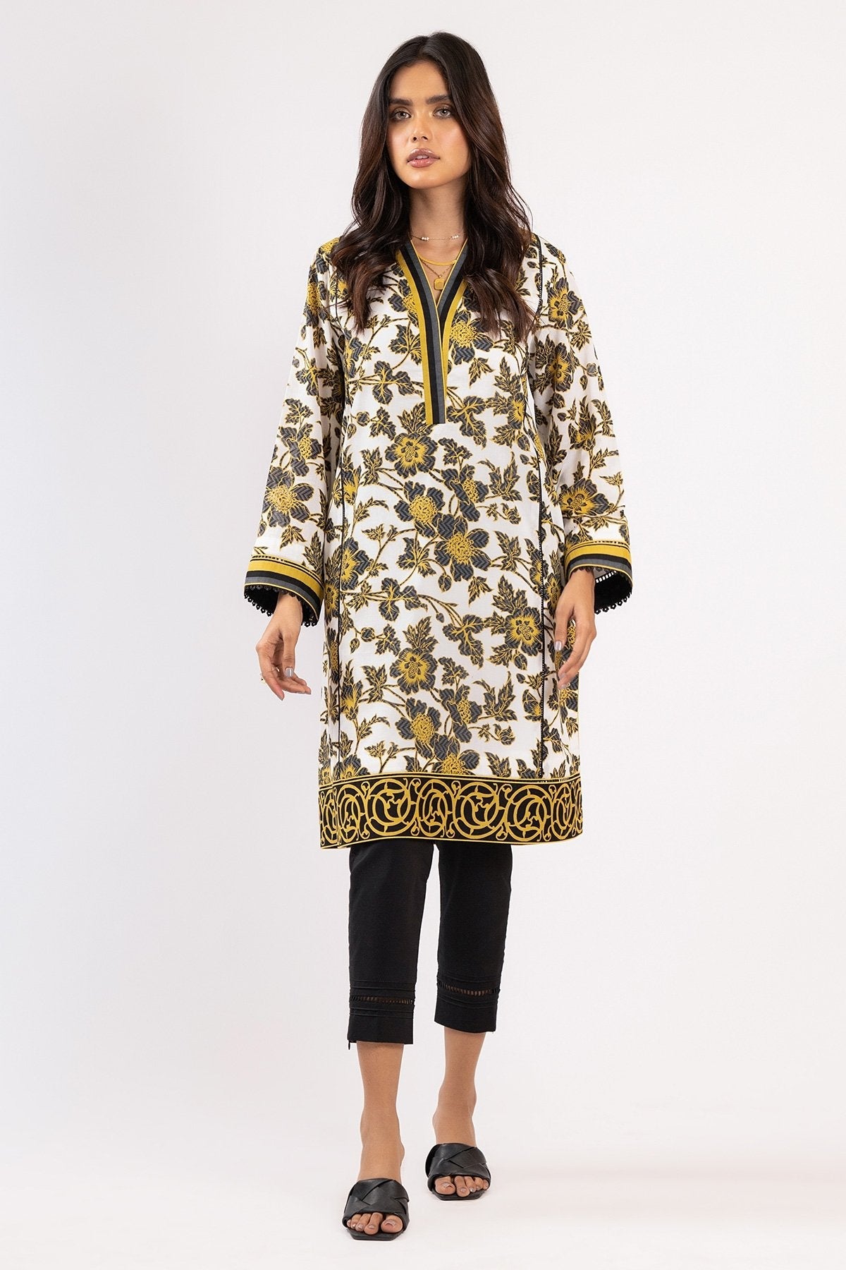 Alkaram - 1 Pc Printed Lawn Shirt