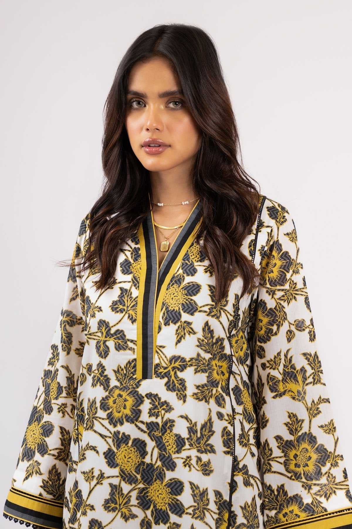 Alkaram - 1 Pc Printed Lawn Shirt