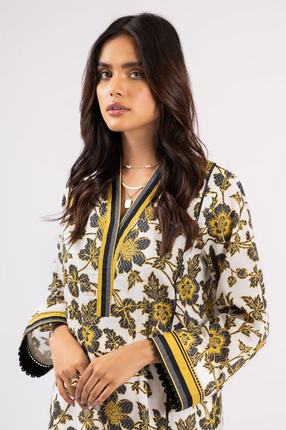 Alkaram - 1 Pc Printed Lawn Shirt