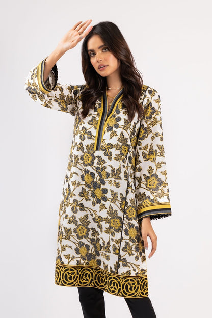 Alkaram - 1 Pc Printed Lawn Shirt