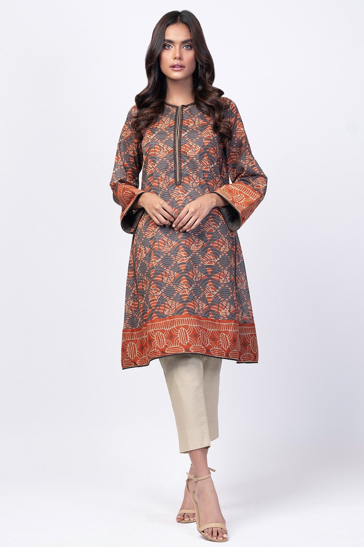 Alkaram - 1 Pc Printed Lawn Shirt
