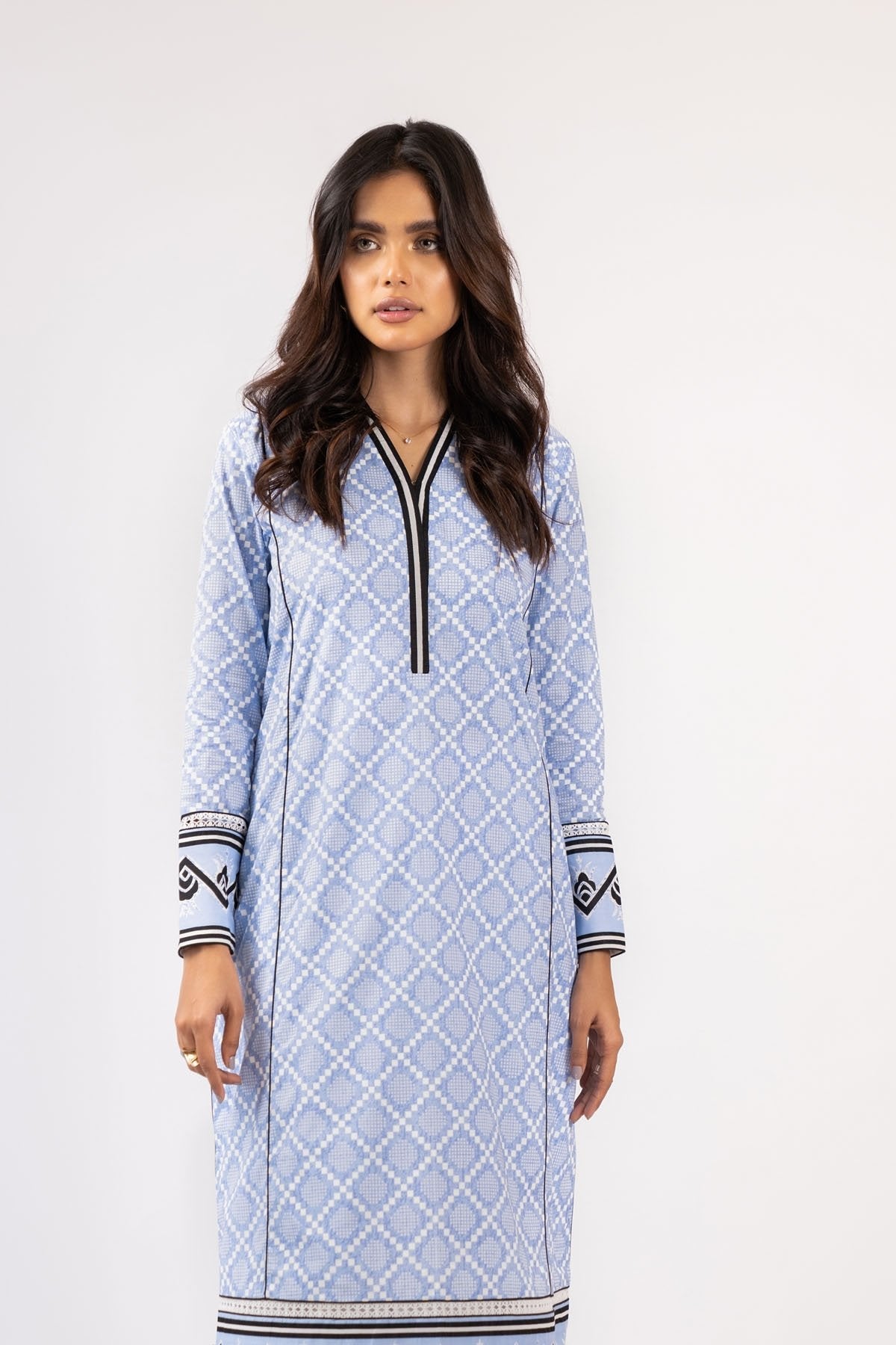Alkaram - 1 Pc Printed Lawn Shirt