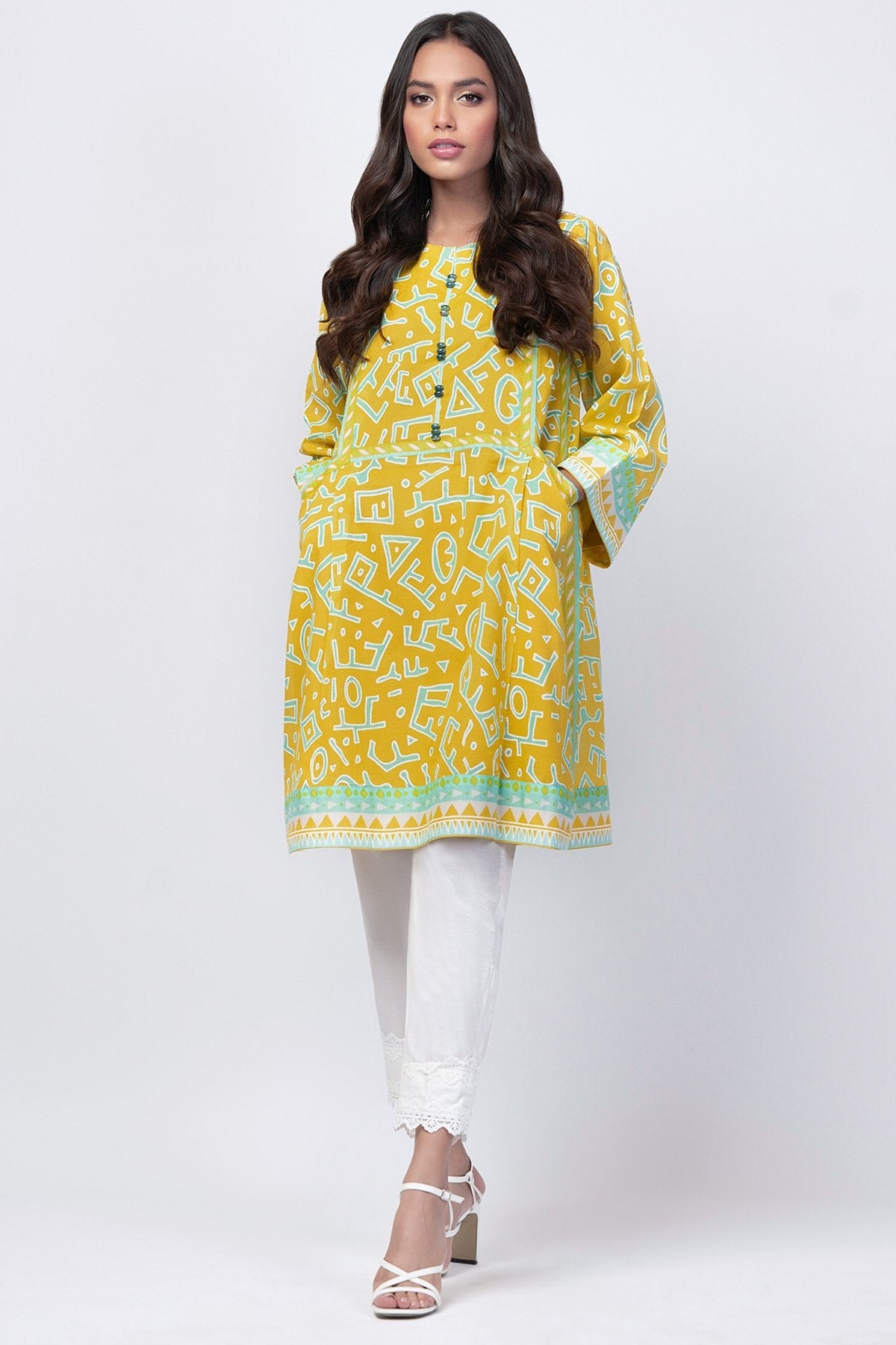 Alkaram - 1 Pc Printed Lawn Shirt