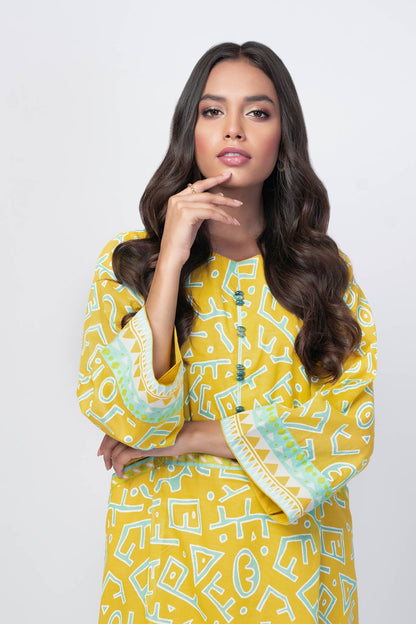 Alkaram - 1 Pc Printed Lawn Shirt