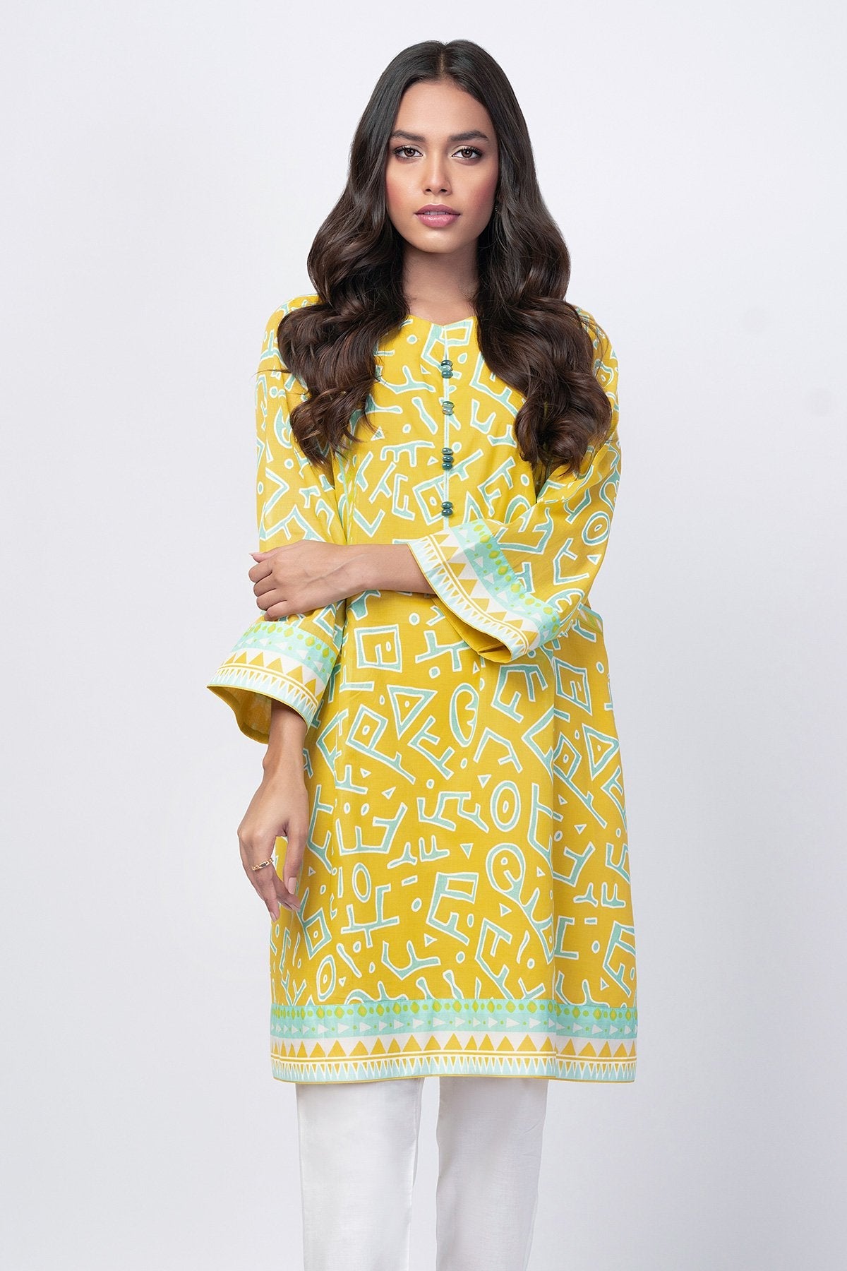 Alkaram - 1 Pc Printed Lawn Shirt