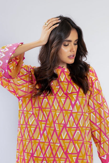 Alkaram - 1 Pc Printed Lawn Shirt