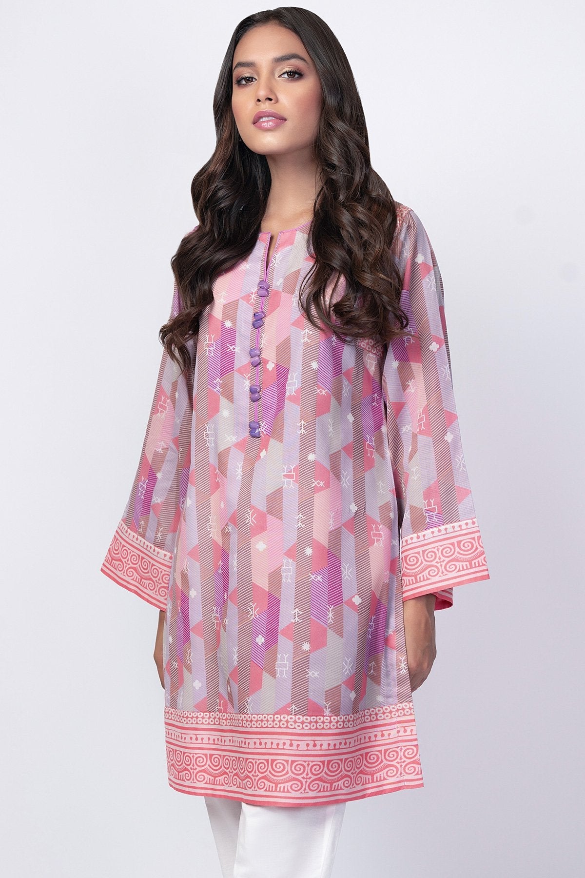 Alkaram - 1 Pc Printed Lawn Shirt