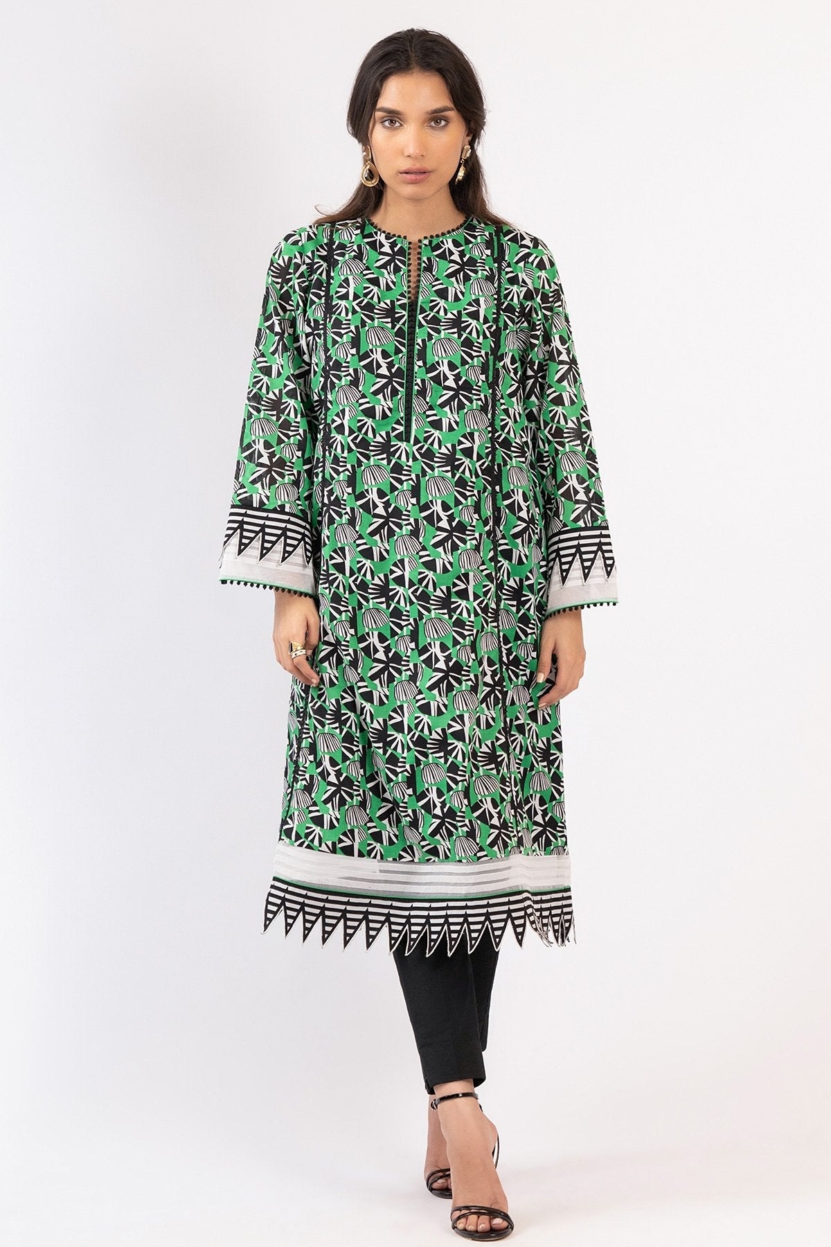 Alkaram - 1 Pc Printed Lawn Shirt