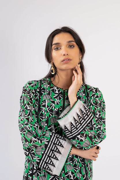 Alkaram - 1 Pc Printed Lawn Shirt
