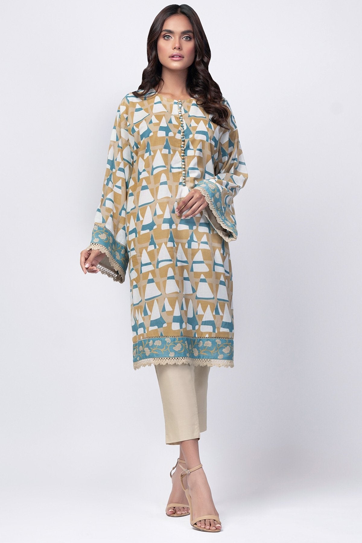 Alkaram - 1 Pc Printed Lawn Shirt