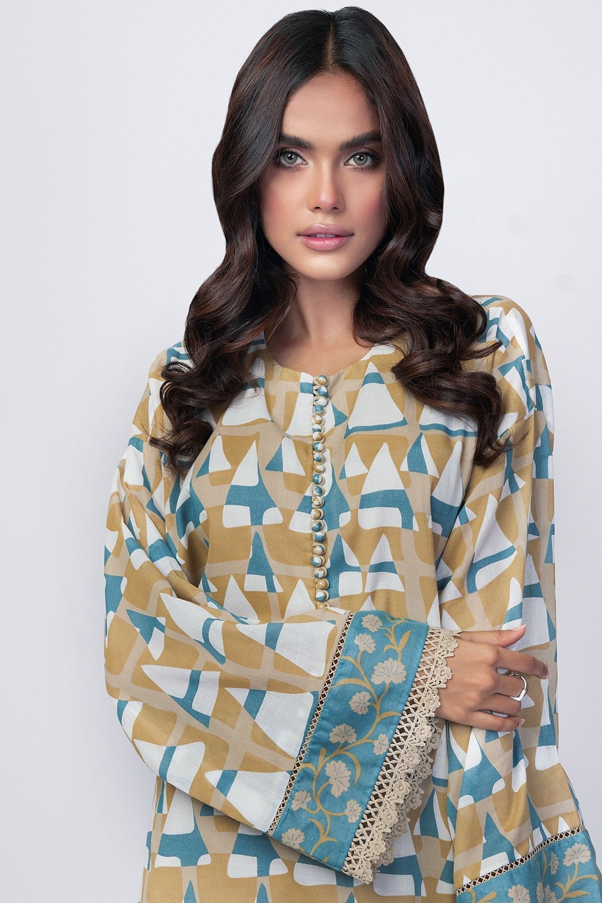 Alkaram - 1 Pc Printed Lawn Shirt