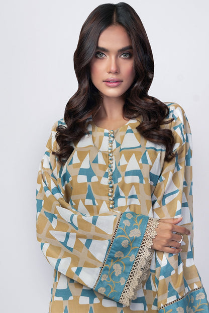 Alkaram - 1 Pc Printed Lawn Shirt