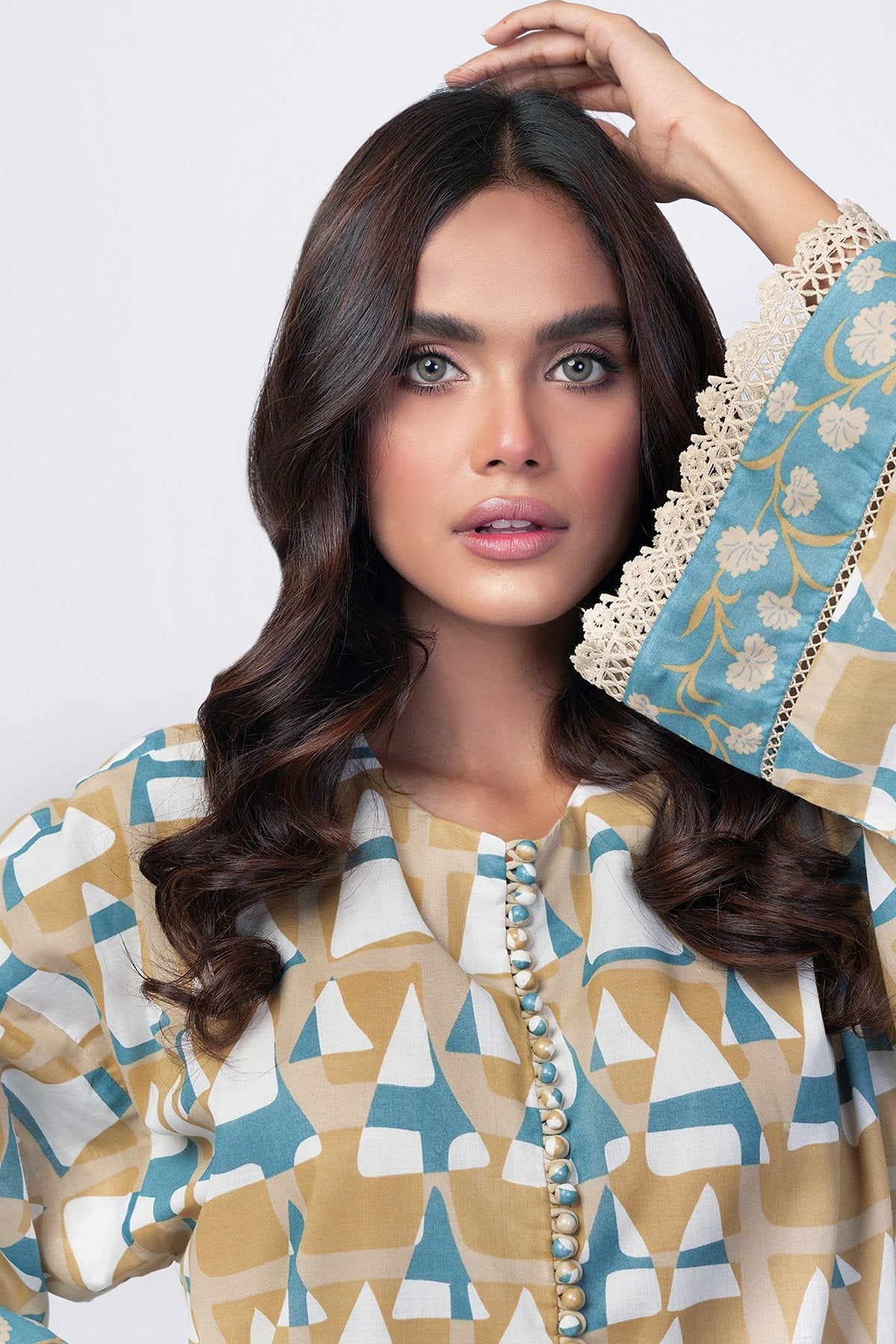 Alkaram - 1 Pc Printed Lawn Shirt