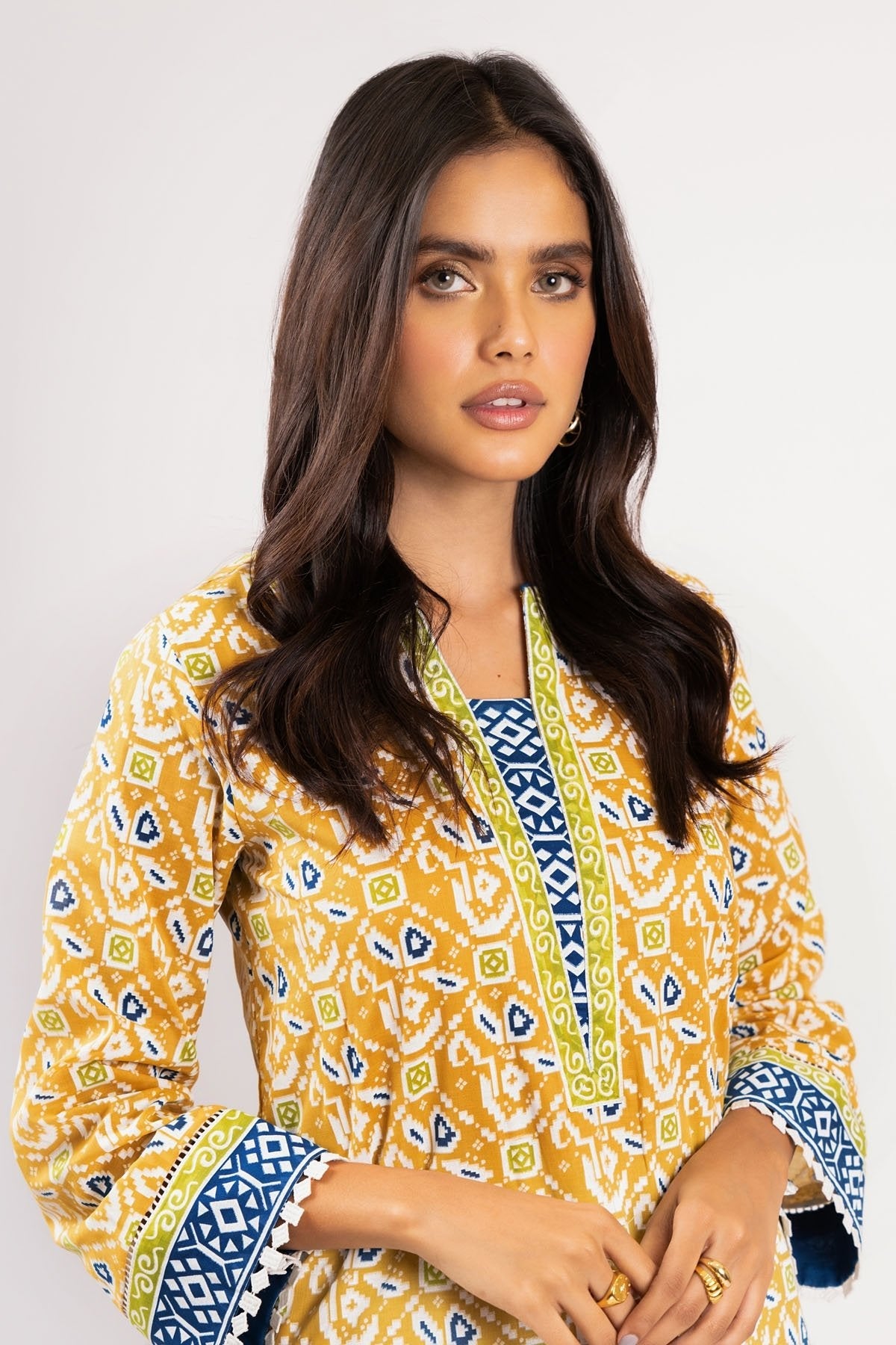 Alkaram - 1 Pc Printed Lawn Shirt