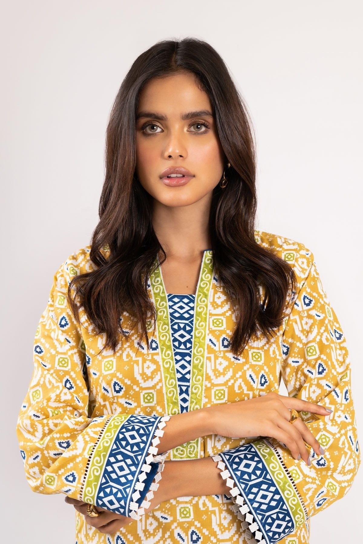 Alkaram - 1 Pc Printed Lawn Shirt