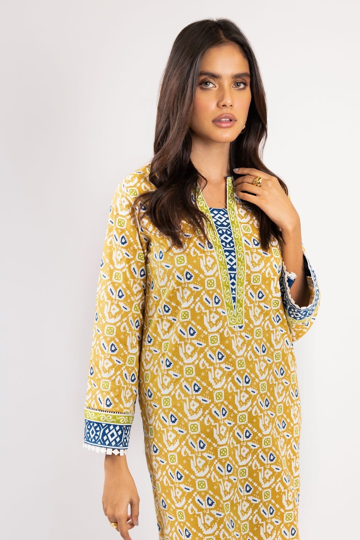 Alkaram - 1 Pc Printed Lawn Shirt