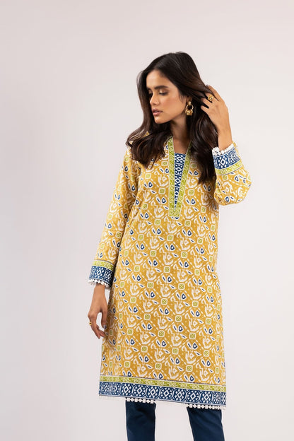 Alkaram - 1 Pc Printed Lawn Shirt