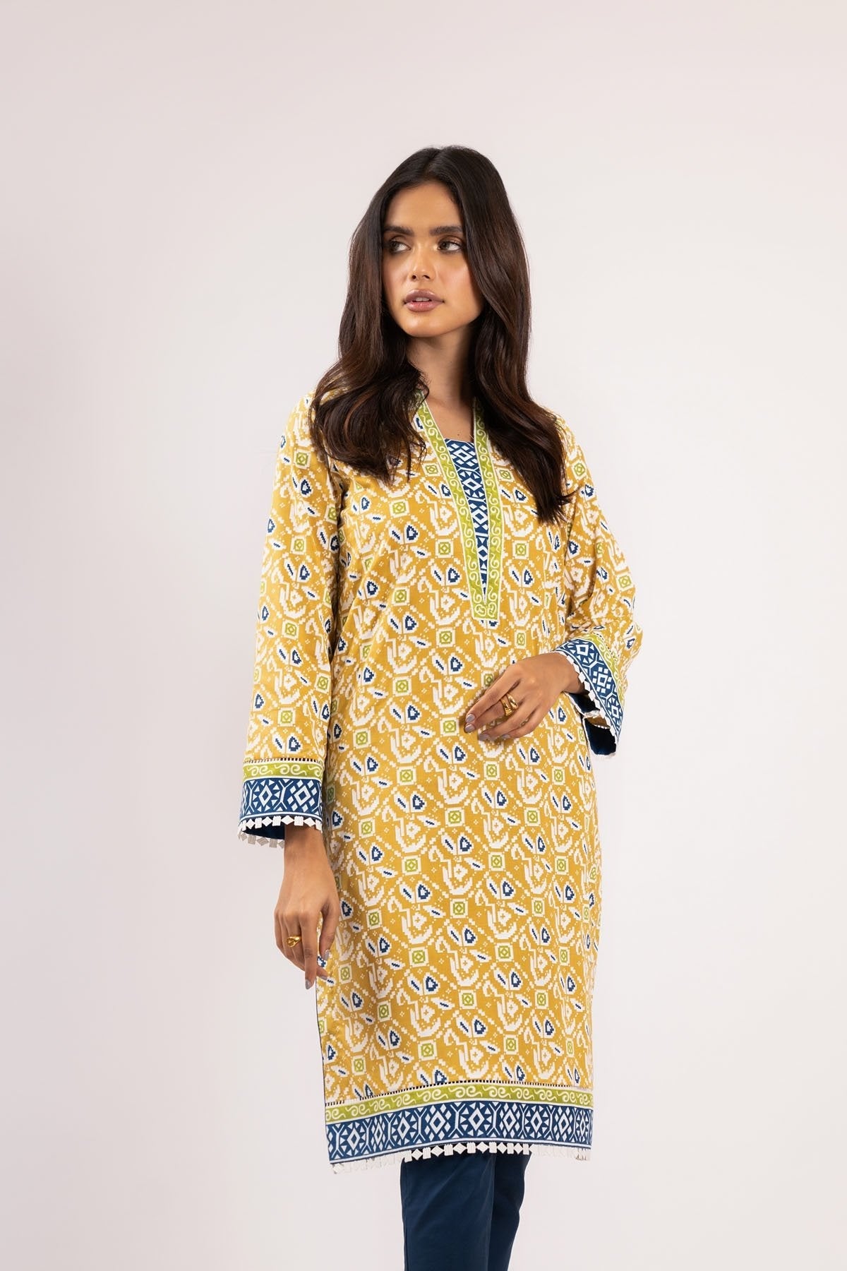 Alkaram - 1 Pc Printed Lawn Shirt