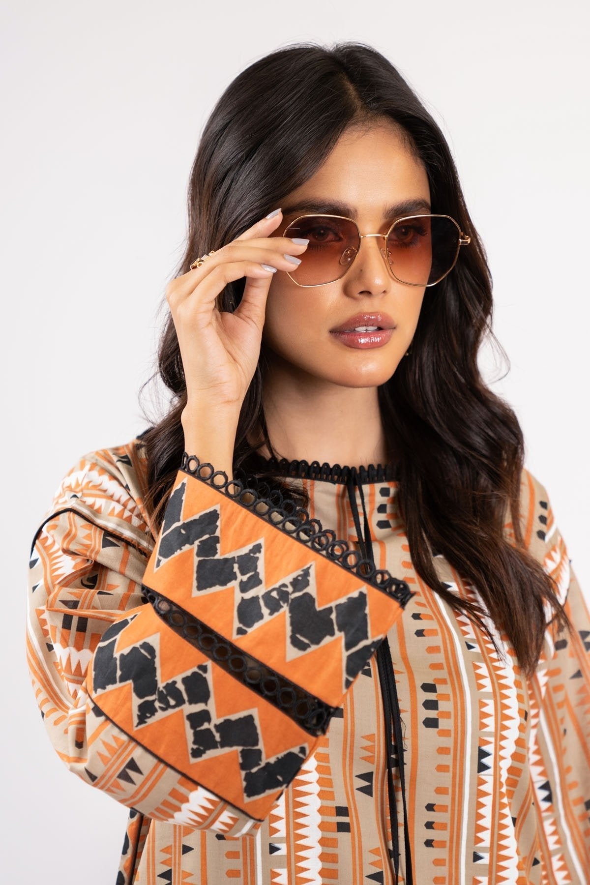 Alkaram - 1 Pc Printed Lawn Shirt