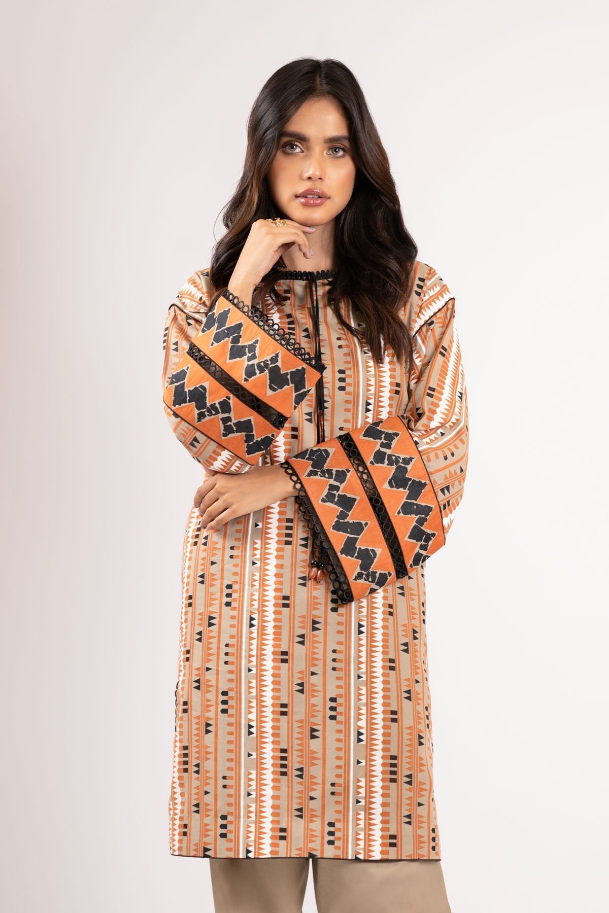 Alkaram - 1 Pc Printed Lawn Shirt