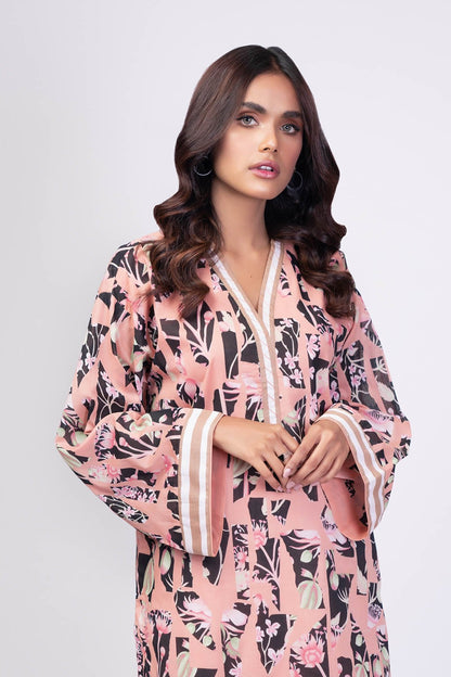 Alkaram - 1 Pc Printed Lawn Shirt