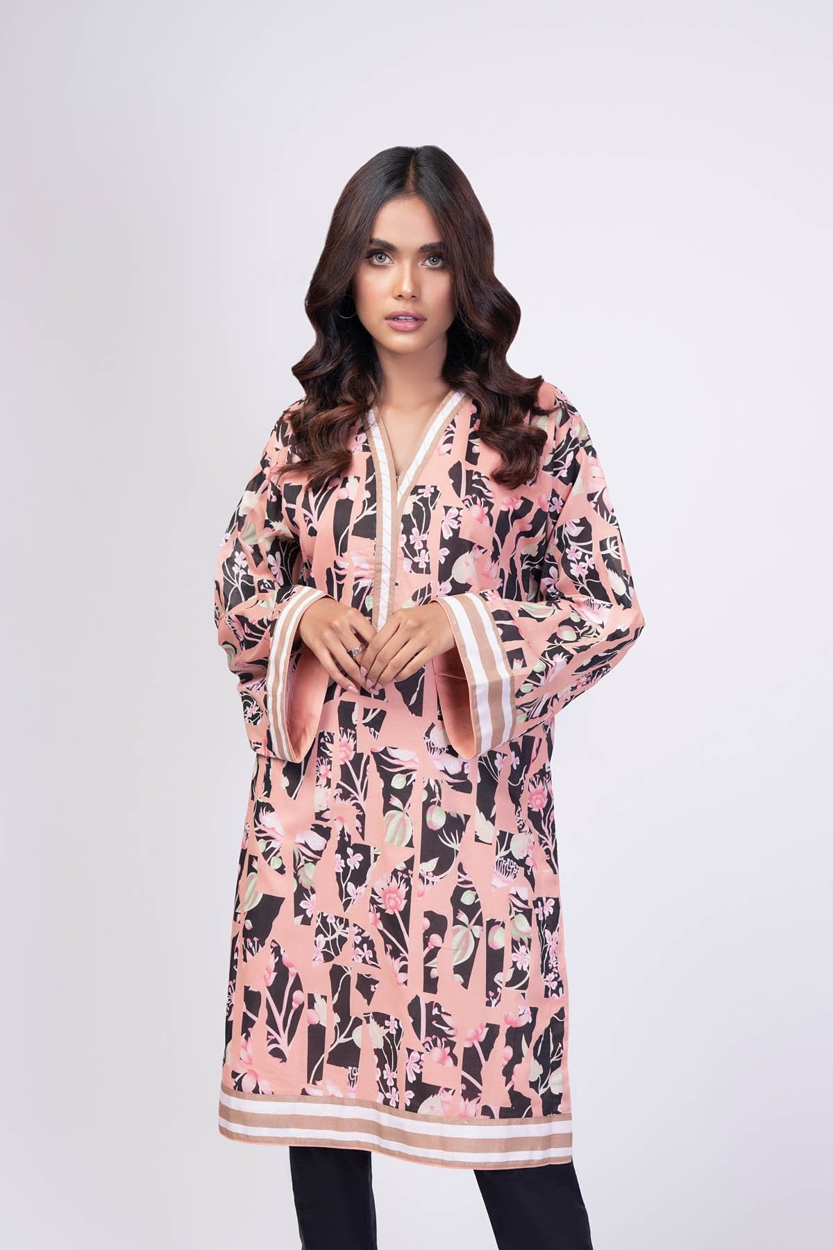 Alkaram - 1 Pc Printed Lawn Shirt