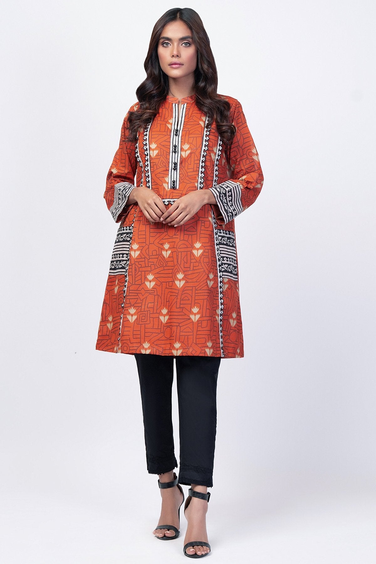 Alkaram - 1 Pc Printed Lawn Shirt