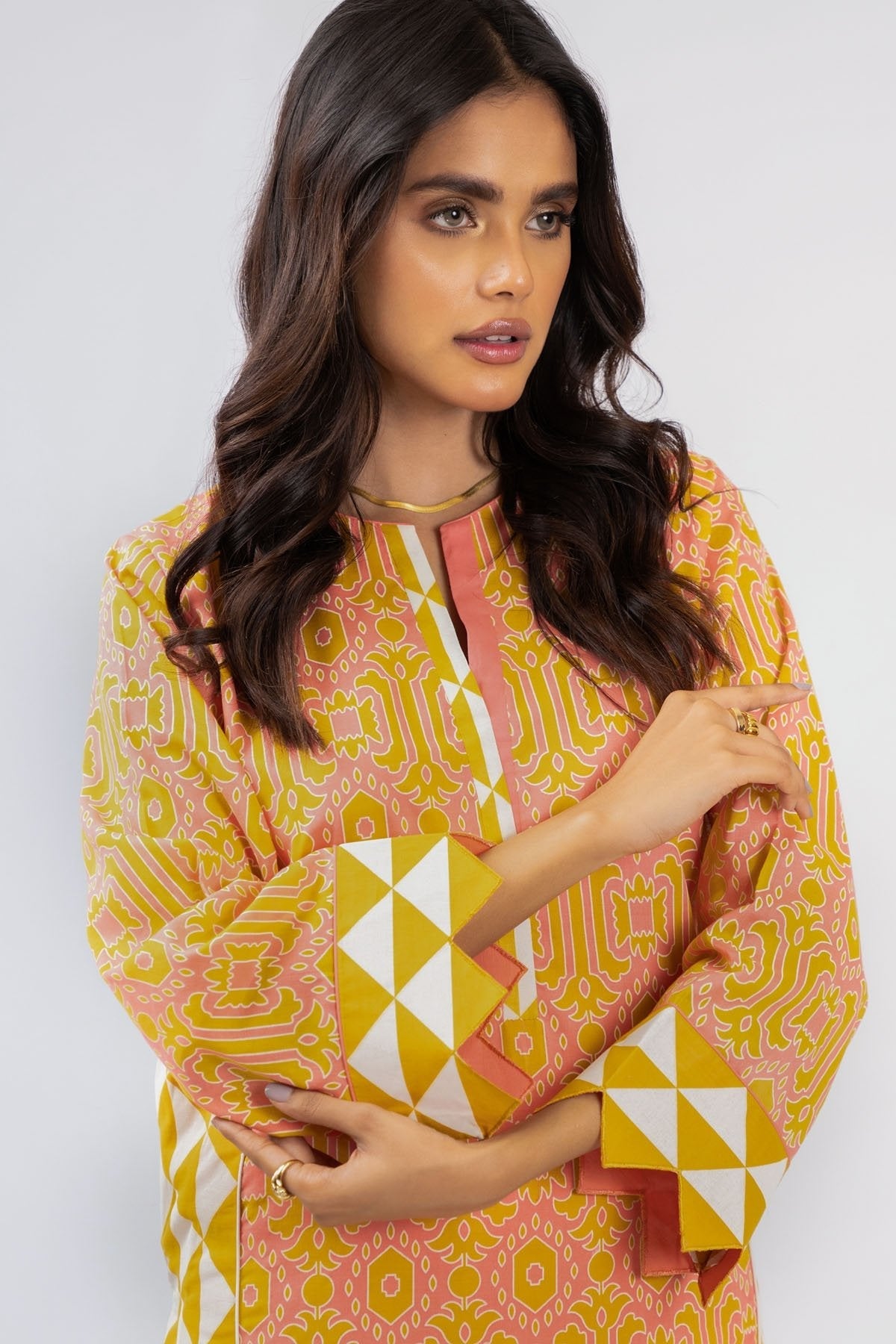 Alkaram - 1 Pc Printed Lawn Shirt