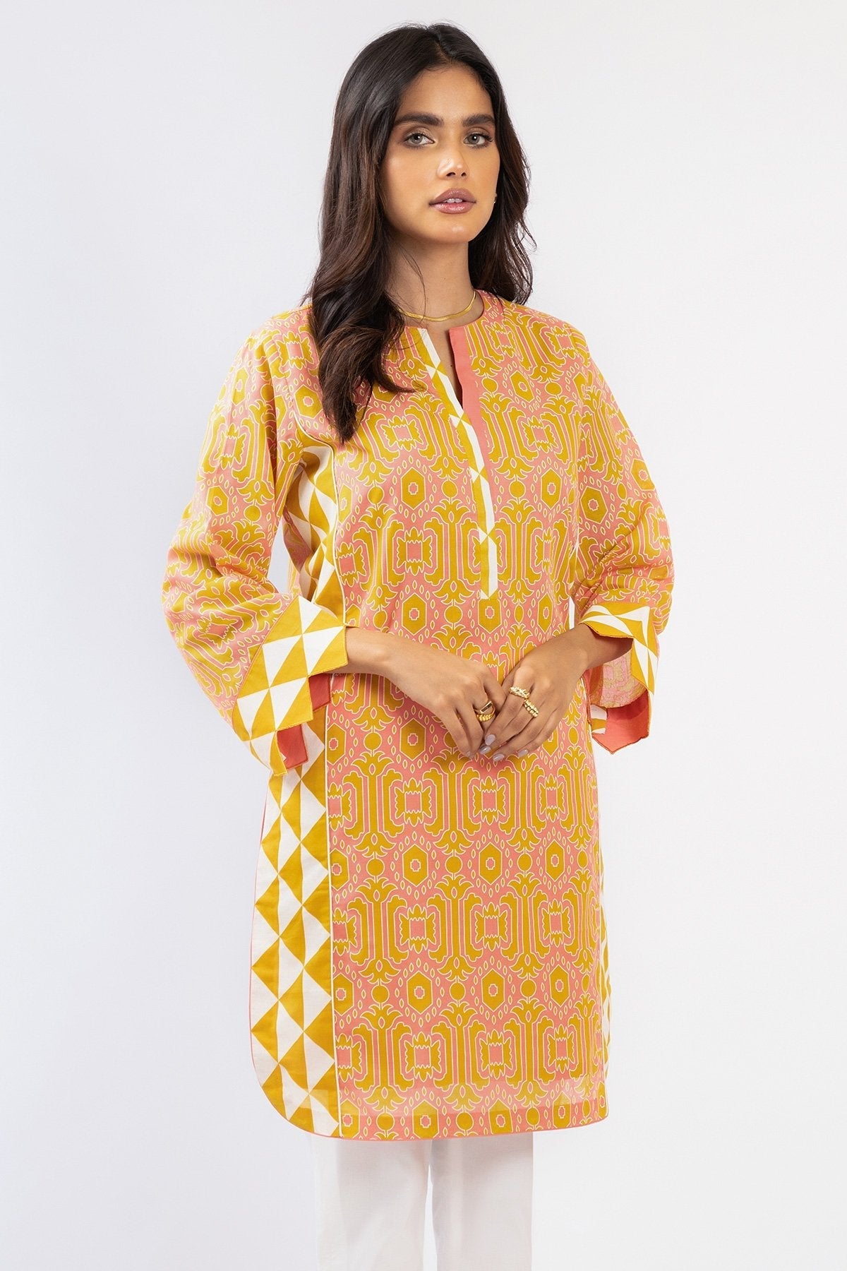 Alkaram - 1 Pc Printed Lawn Shirt