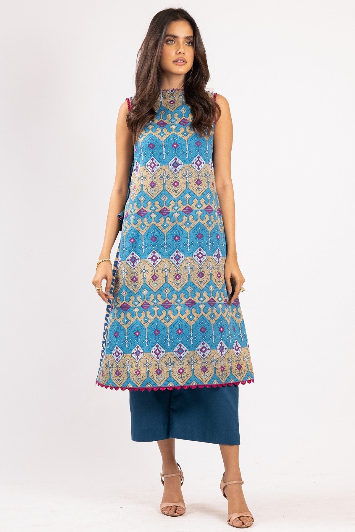 1 Pc Printed Lawn Shirt