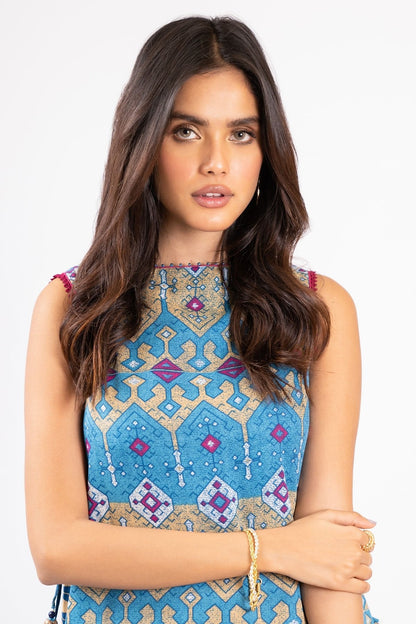 1 Pc Printed Lawn Shirt