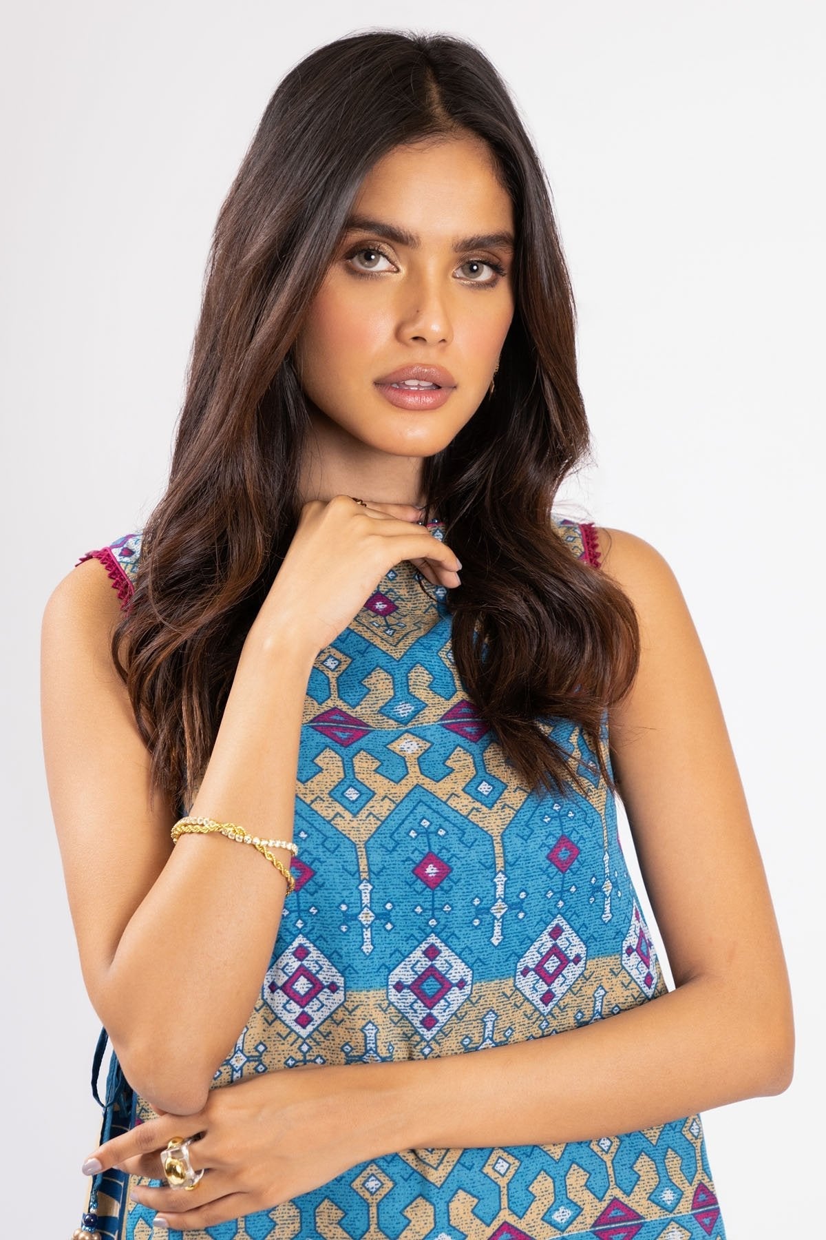 1 Pc Printed Lawn Shirt