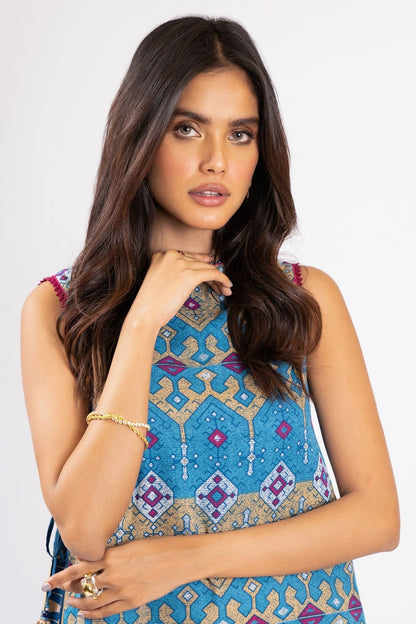 1 Pc Printed Lawn Shirt