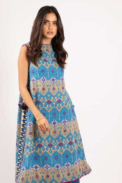 1 Pc Printed Lawn Shirt