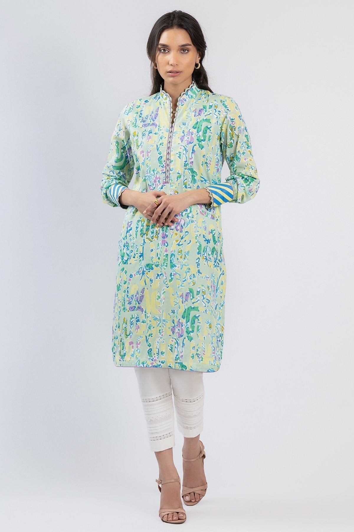 Alkaram - 1 Pc Printed Lawn Shirt