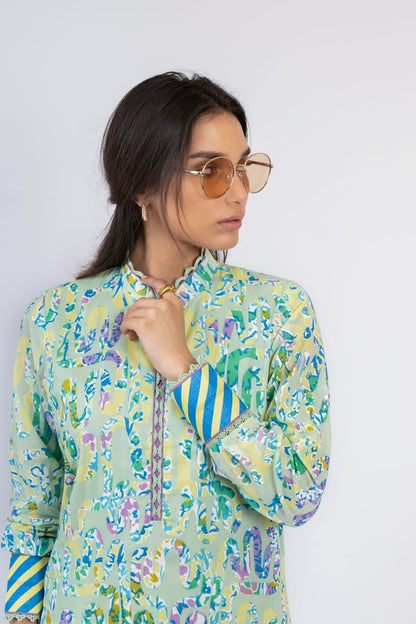 Alkaram - 1 Pc Printed Lawn Shirt