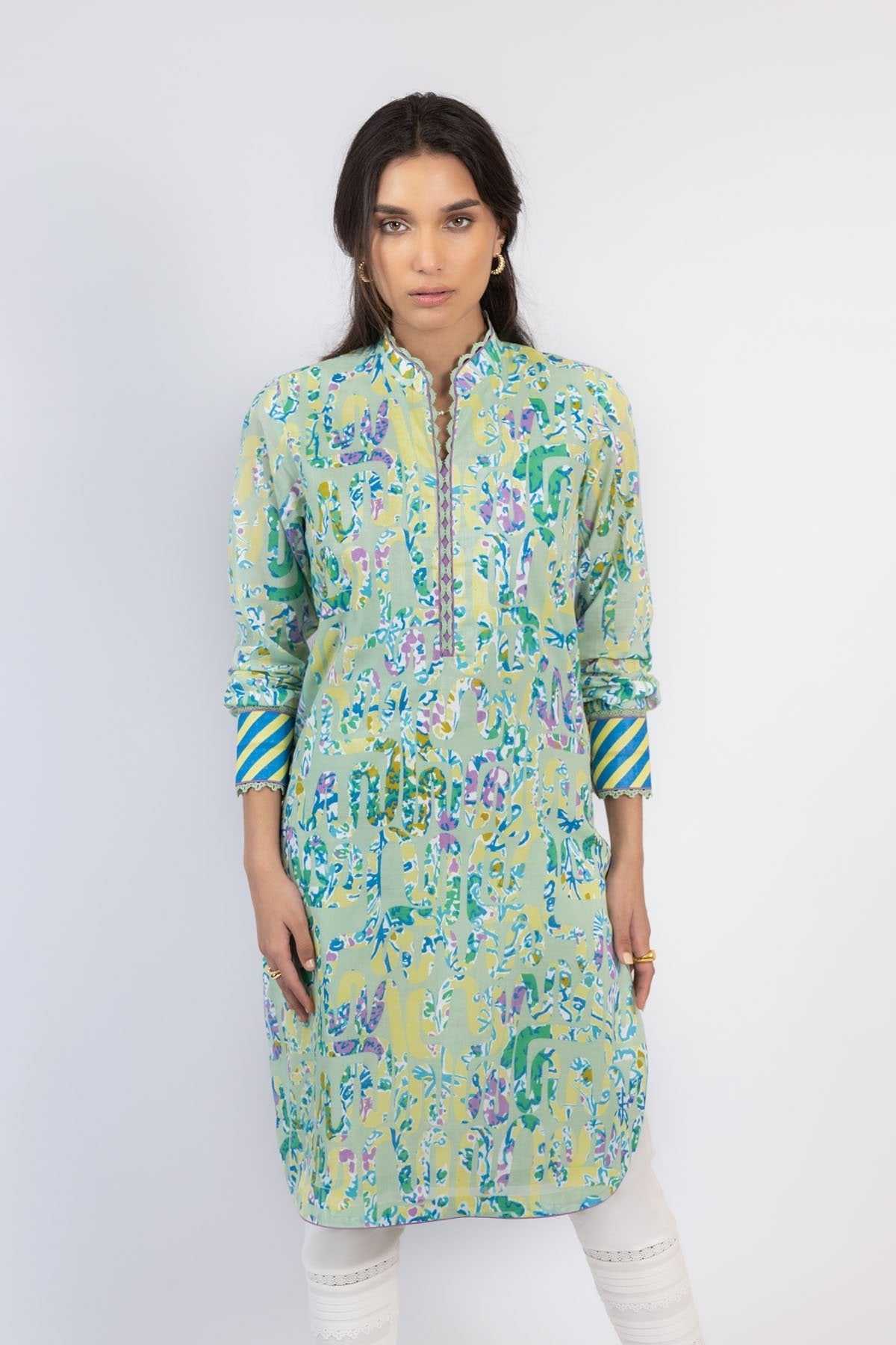 Alkaram - 1 Pc Printed Lawn Shirt