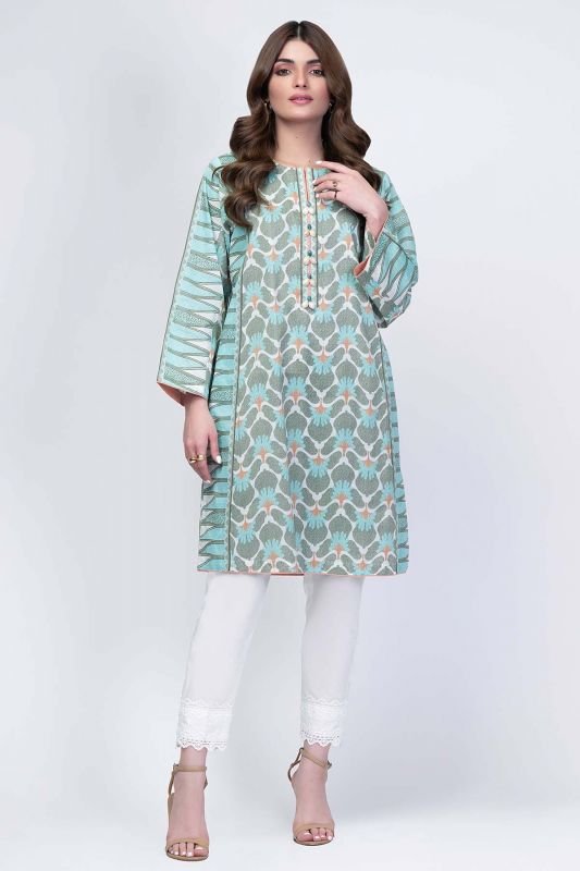 Alkaram - 1 Pc Printed Lawn Shirt