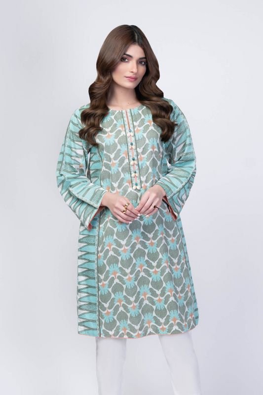 Alkaram - 1 Pc Printed Lawn Shirt