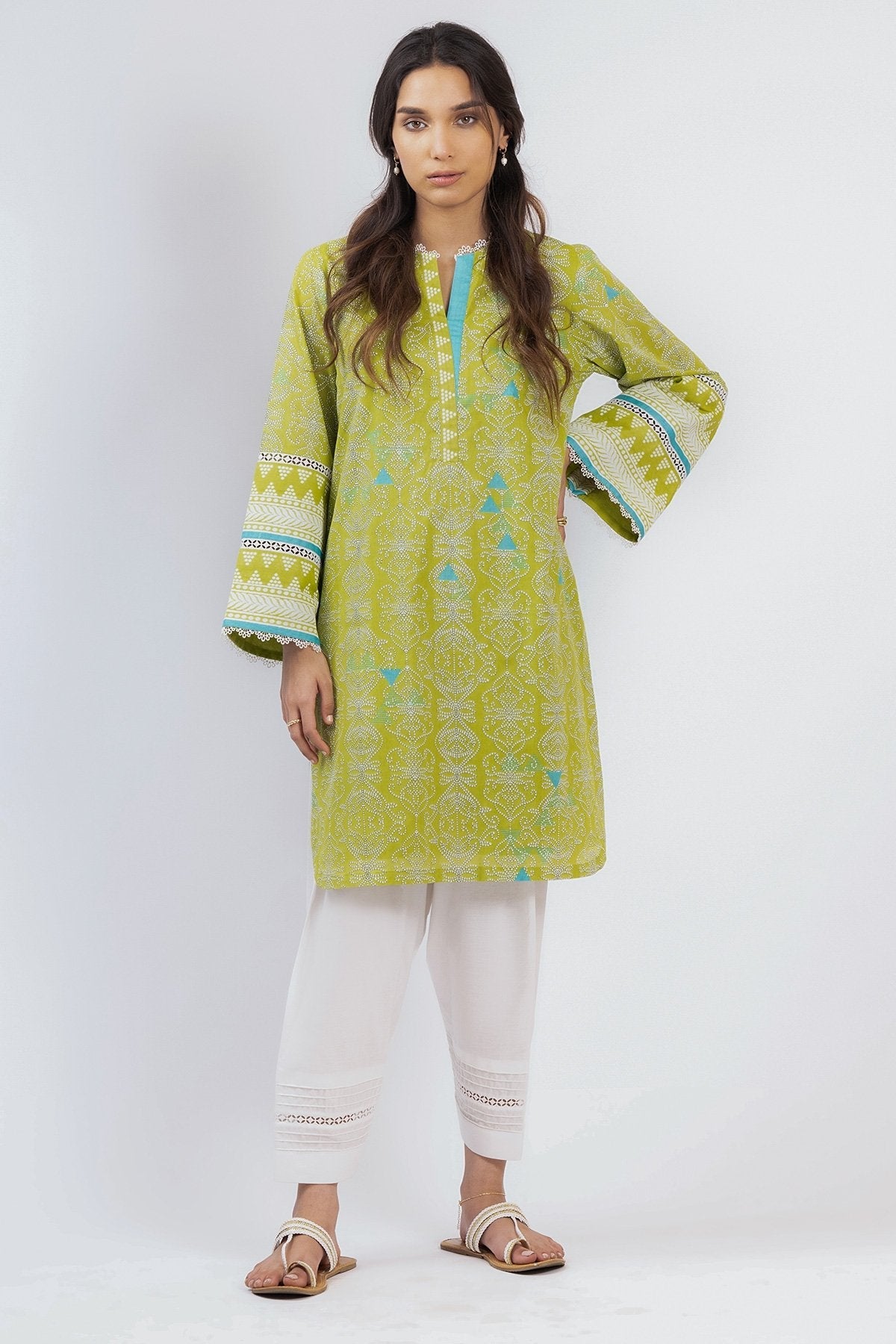 Alkaram - 1 Pc Printed Lawn Shirt