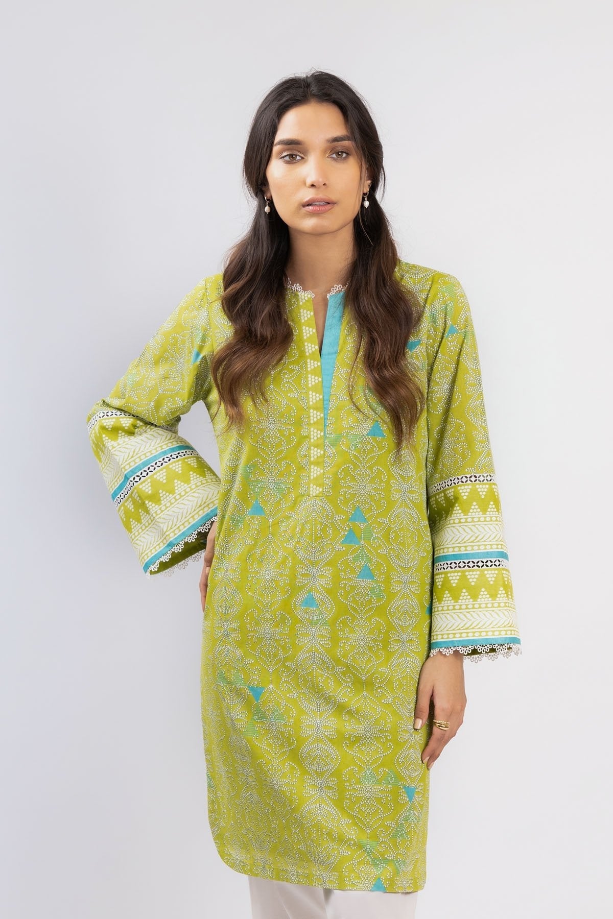 Alkaram - 1 Pc Printed Lawn Shirt
