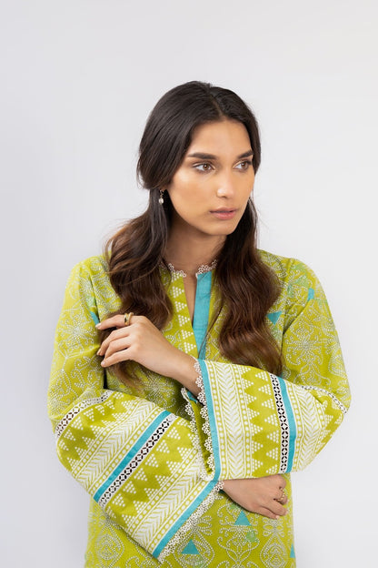 Alkaram - 1 Pc Printed Lawn Shirt