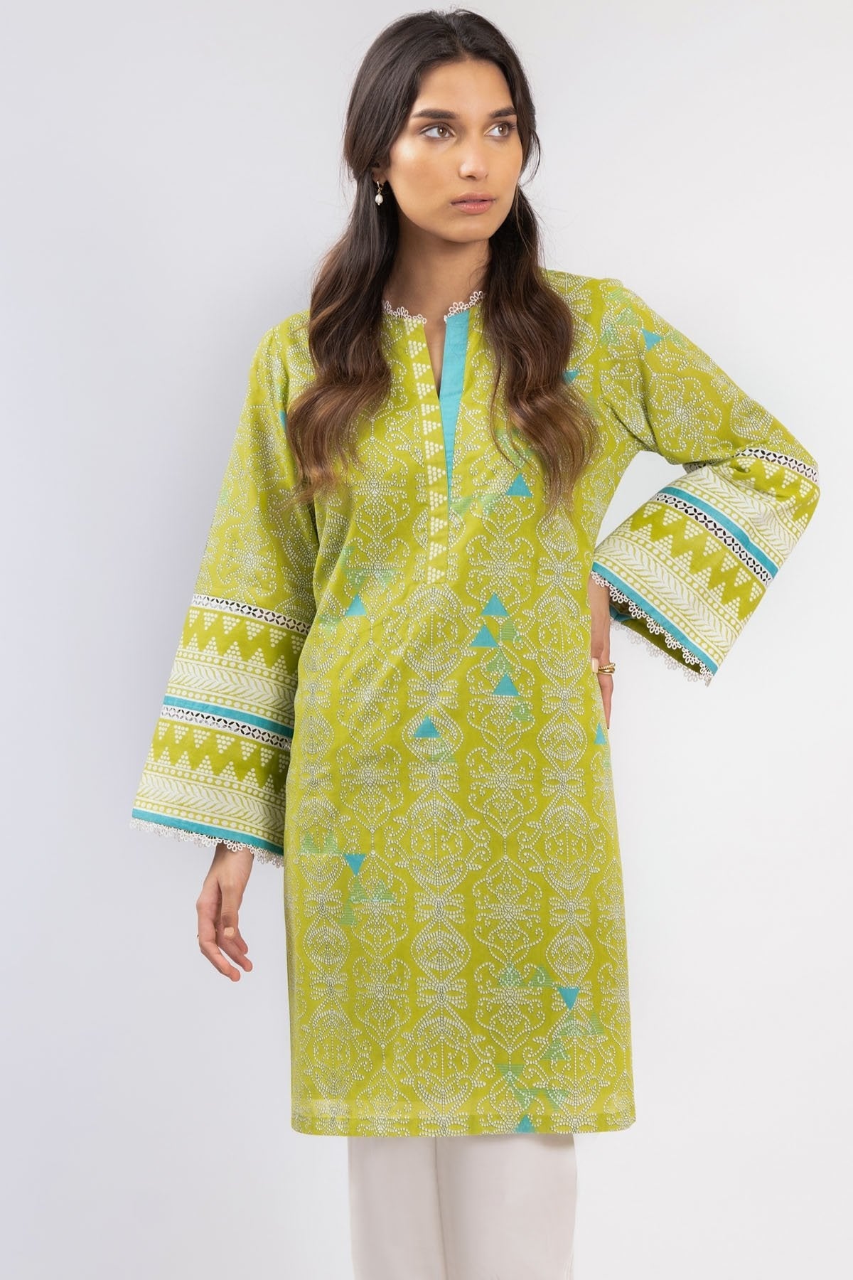 Alkaram - 1 Pc Printed Lawn Shirt