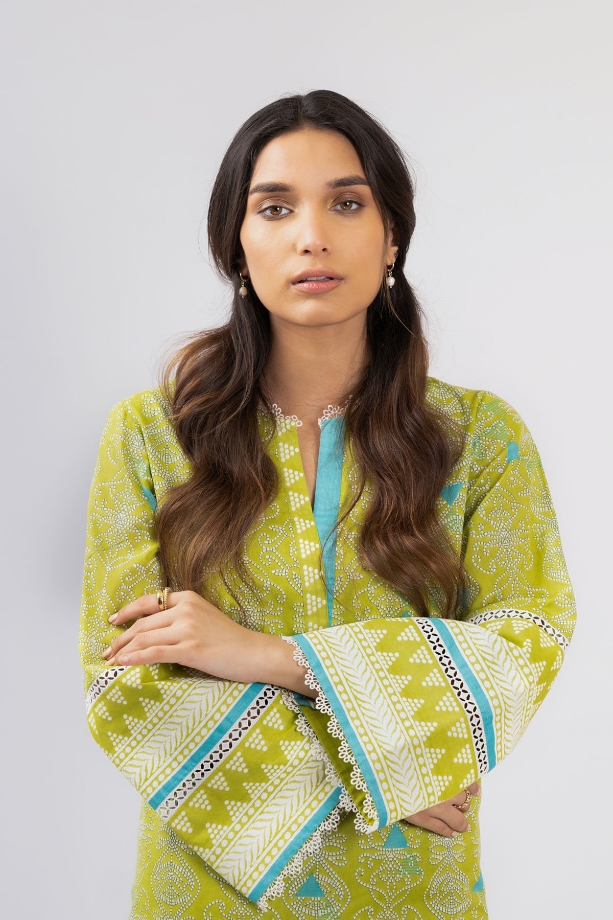 Alkaram - 1 Pc Printed Lawn Shirt
