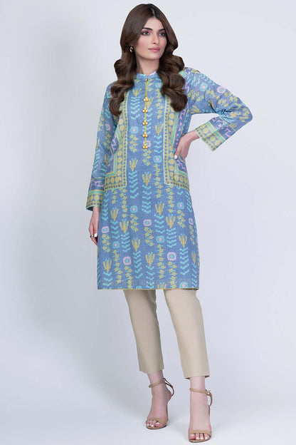 Alkaram - 1 Pc Printed Lawn Shirt
